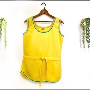 Vtg 70s Super Fun Polyester Tank Top